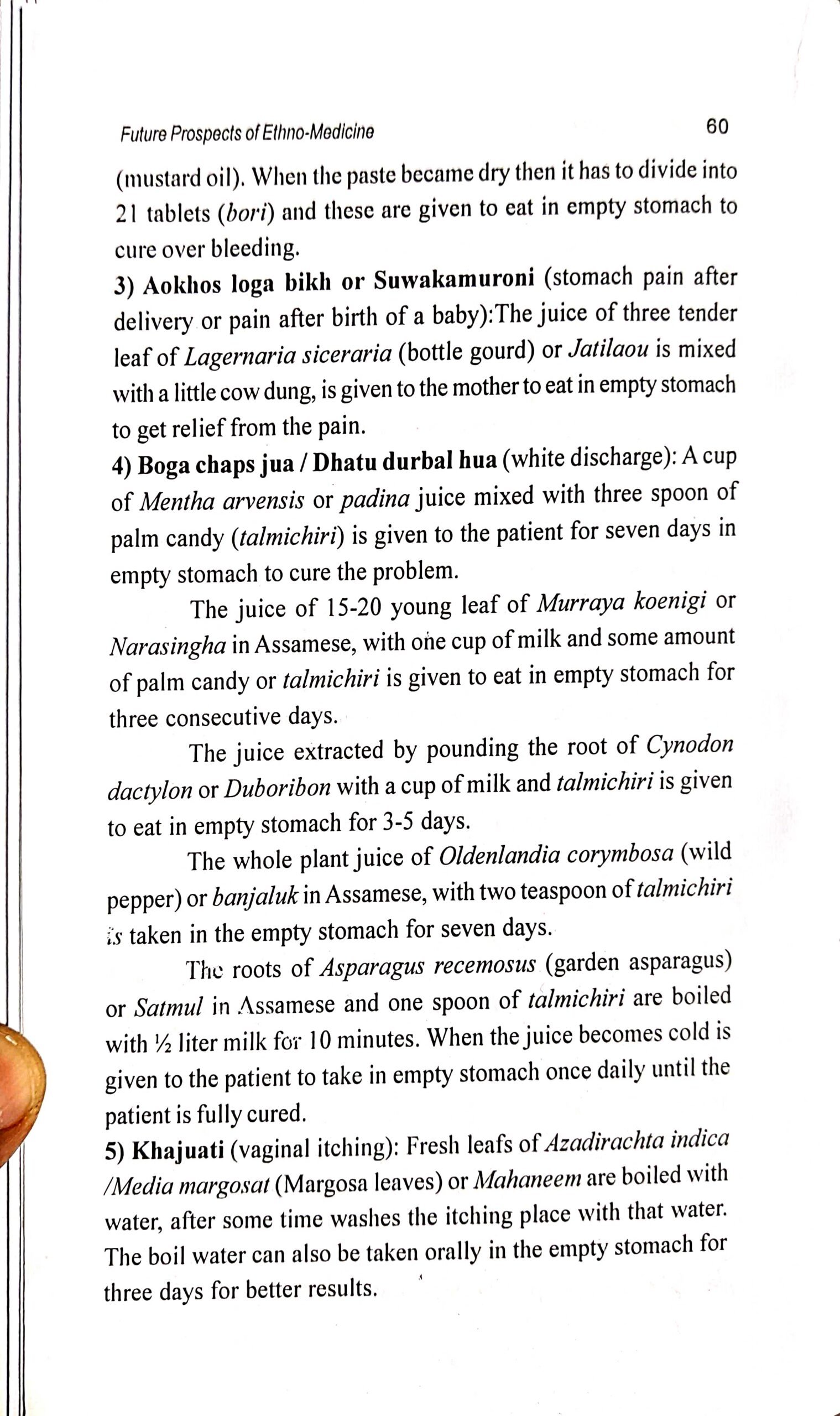 Ethno Medicine and their Practices among the Kaibartas of Assam